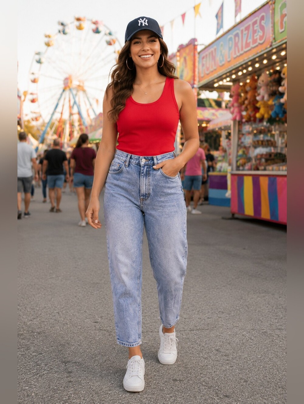 John Galt Brandy Melville High Waisted Straight Leg Rigid Denim Jeans Women's S